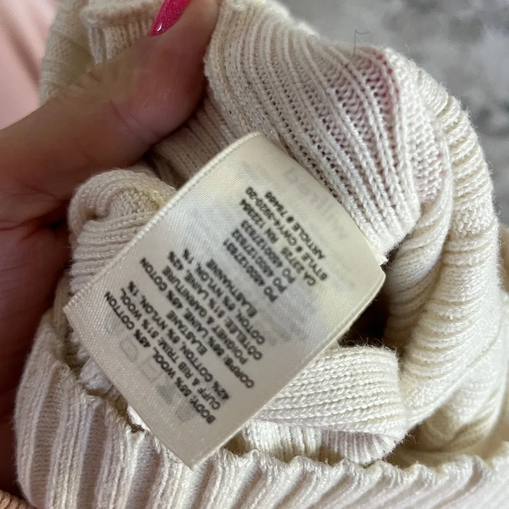 Wilfred Cream Ribbed Cardigan - Picture 5 of 5